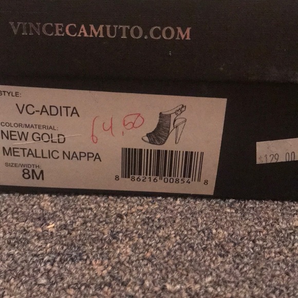 COPY - Sexy strappy gold heels - Picture 3 of 3